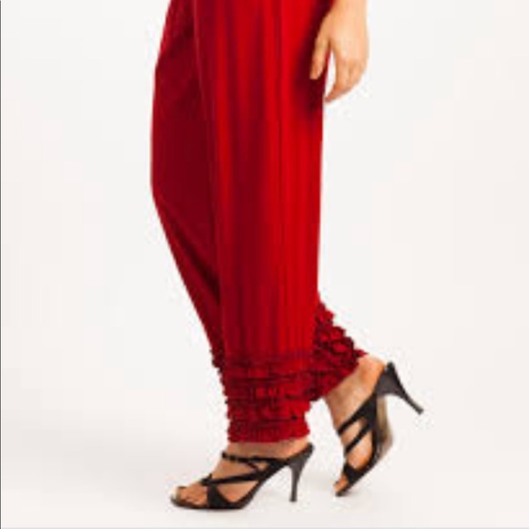 Baik Baik S / M Tequila Pant NIP Spanish Red NEW - Picture 7 of 8